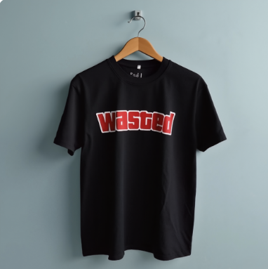 Classic Black Graphic T-Shirt – Premium Cotton Comfort