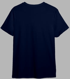 Blue Graphic Dropshoulder – 100% Cotton, Relaxed Fit